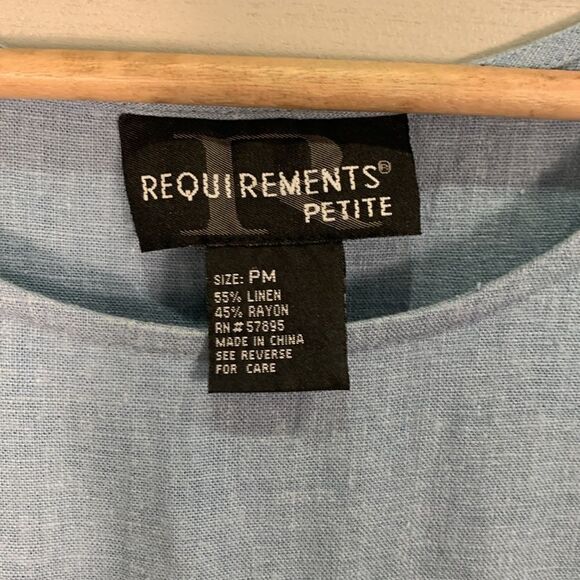 Vintage linen blend floral embroidered summer shift maxi dress cottage core - Picture 4 of 7